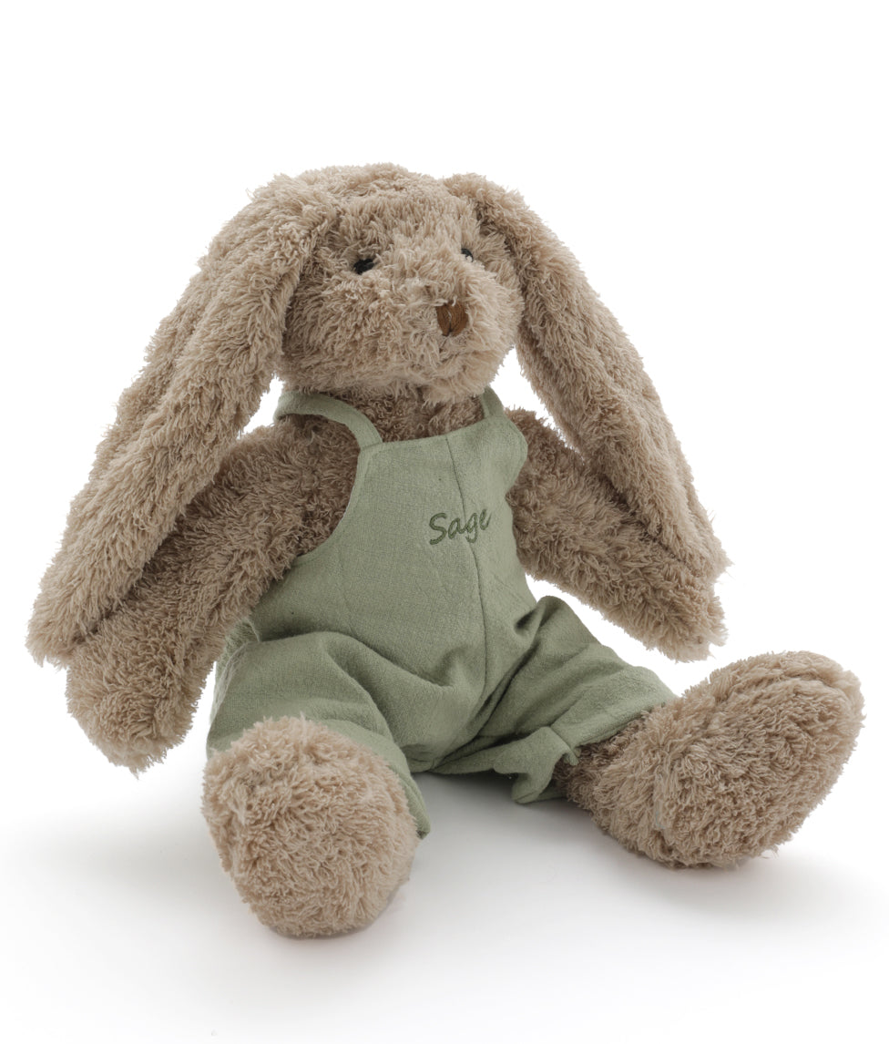 Personalised Honey Bunny Overalls - Sage - Nana Huchy