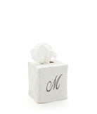 Personalised Tissue Box Cover Small - White - Nana Huchy