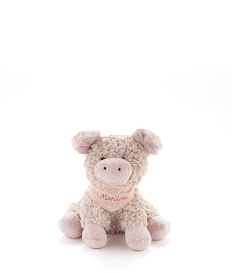 Personalised Toy Bandana - Baby Pink - NanaHuchy