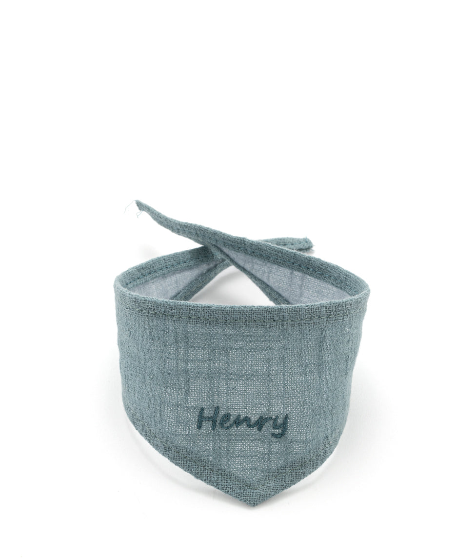 Personalised Toy Bandana - Blue - NanaHuchy