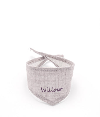 Personalised Toy Bandana - Lilac - NanaHuchy