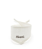 Personalised Toy Bandana - White - NanaHuchy