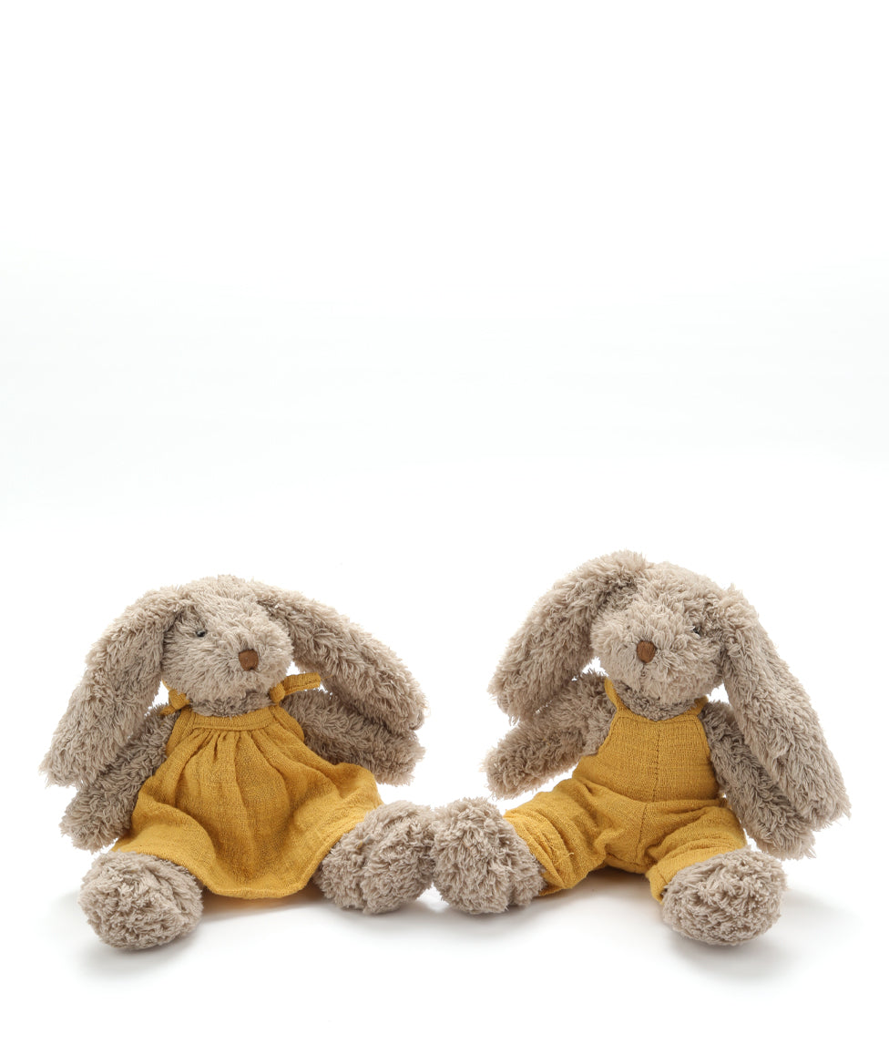 Two Little Honey Bunnies - Mustard - Nana Huchy