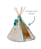 Woodstock Wigwam Doll's Teepee-Aqua - Nana Huchy