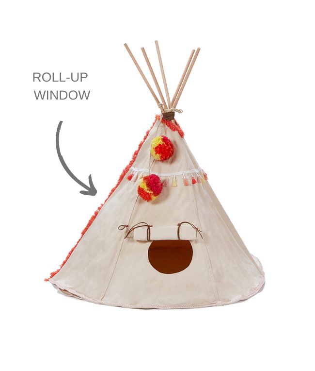 Woodstock Wigwam Doll's Teepee-Coral - Nana Huchy